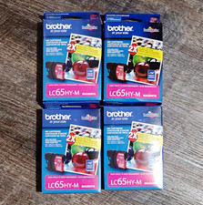 Brother Genuine Innobella LC65HY-M Magenta High Yield Ink Cartridge Lot of 4 picture