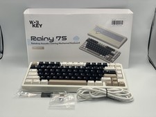 WOBKEY Rainy 75 Pro Keyboard - White Cocoa Switch picture