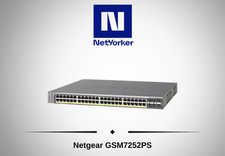 NetGear ProSafe GSM7252PS  48 Port Gigabit PoE+ Managed Switch M5300-52G-POE+ picture
