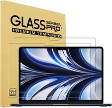2 Pack Clear Tempered Glass Screen Protectors for 13