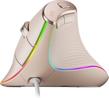 M504 Wired Vertical Mouse - Ergonomic, Lightweight with Customizable RGB & DPI picture