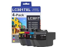 LC3017XL Compatible Ink Cartridges for Brother MFC-J5330DW J6530DW J6930DW 4-Pac picture