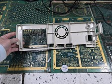 Tandy 1000 TX EXACT-INTACT-GOOD-CLEAN EMPTY BACK OUTPUT BEZEL TRIM-SEE ALL picture
