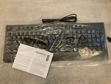 Lenovo SK-8827 External USB Wired English Keyboard Full Width - Black - Open Box picture