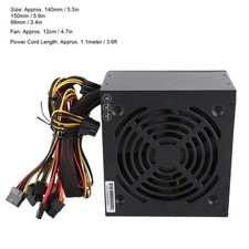 PC Power Supply 350W Desktop Computer Low Energy Consumption Accessories(US ZSNJ picture