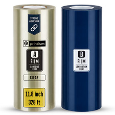 UV DTF A&B Film Roll - White and Clear picture