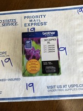 Brother LC30132PKS XL 2-PK Black High-Yield Ink Cartridge Exp. 10/2028 picture