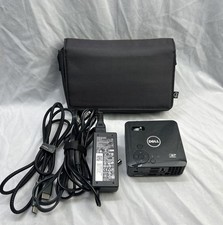 Dell DLP Projector M115HD Black Mobile LED w Soft Case & Power Cord 33 Use Hours picture