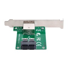 Cablecy Dual Mini SAS HD SFF-8644 Internal SAS HD SFF-8643 PCBA Female Adapter picture
