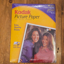VTG Kodak Picture Paper Soft Gloss 8.5 x 11 Inkjet Photo Paper 10 Sheets Sealed  picture