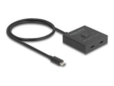 Delock USB Type-C Switch 2 to 1 Bidirectional 8K Network Switch 10 18911 picture