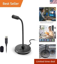 Professional USB Microphone G009 with Adjustable Gooseneck & LED Mute Control picture