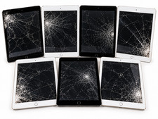 Lot of 7 Apple iPad 9th Generation Gen WIFI A2602 Unlocked Cracked Screens picture