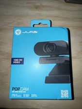 Jlab Go Pop USB Webcam - Black: 1080p Video, Plug & Play, No Microphone picture