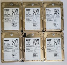 SAS-Lot of 6 Dell 600GB 2.5
