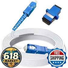 Bangun 50ft SC to SC Single Mode Fiber Optic Patch Cable 9/125um OS1/OS2 LSZH picture
