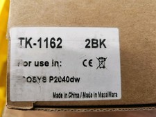 2 X TK-1162 Toner Cartridge Black Sealed OEM For Ecosys P2040dw picture