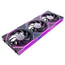 Nyota Ultra 120mm PC Case Fan - Space 3 Pack-120mm Black-Reverse Blade picture