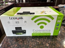 BRAND NEW FACTORY SEALED Lexmark X4650 Printer Wifi  Print, Copy, Scan W/ Ink picture