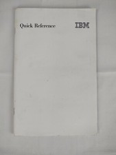 Vintage IBM Quick Reference Manual Booklet Book Part Number: 19K6728 Computer picture