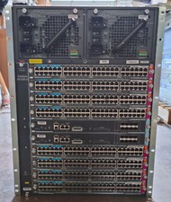 Cisco Catalyst 4510R+E Chassis with 8x WS-X4748-12X48U+E, 2X WS-X45-SUP8-E picture