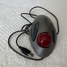 Logitech TrackMan Marble FX Trackball Mouse Wired USB Optical Ergonomic 400DPI picture