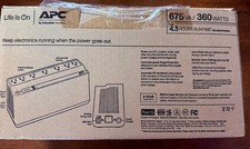APC BE670M1 675VA 360W 7 Outlets BackUPS - Black picture
