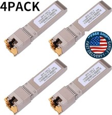 Paquete de 4 módulos de cobre 10G SFP a RJ45 transceptor 10GBase-T de alta.neuvo picture