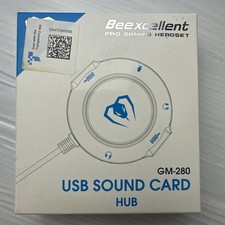 Beexcellent Pro Gaming Headset USB Sound Card HUB GM-280 picture