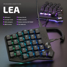 Sofle -like split keyboard Lea – RGB, QMK/VIAL, hotswap, knobs picture