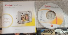 Vintage Kodak Easyshare Digital Camera Users Manual & Disc C743 C703 picture