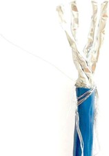 Monoprice Cat8 Cable 250ft Bulk Blue 22AWG 40G For Ethernet Switch Modem Router picture