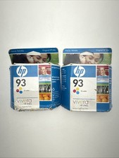 Vivera HP 93 Tri-Color Printer Ink Cartridge C9361WN Sealed 2 Pack EXPIRED 2009 picture