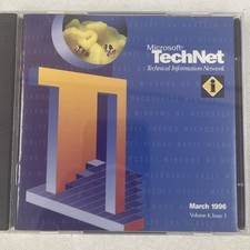 Microsoft TechNet CD CDROM March 1996 Vol 4 Technical Information Network picture
