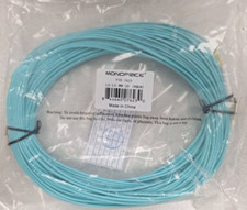 MONOPRICE 7623 Fiber Cord,Duplex,LC, LC,20m,Aqua picture