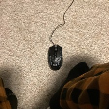Btq Wired Optical Gaming Computer Mouse, Scroll Wheel, Black picture