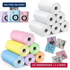 Kids Camera Paper Roll Refill for Kids Camera Instant Print BPA Free 12pk picture