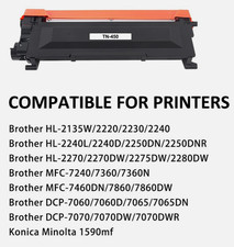 New TN450 High Black Toner Cartridges TN420 For Brother MFC7860DW DCP7060D picture