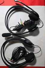 Sennheiser PC Lot of 2X Black Headband Headsets Headphones & Microphone  picture