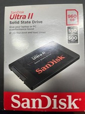SanDisk Ultra II 960GB SATA 3.0 2.5 Inch Internal SSD Solid State Drive Unopened picture