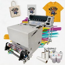 24inch Dtf Dual Head Printer With Auto Powder Shaker and Dryer A1 DTF Printer picture