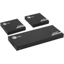 Siig CEH27911S1 1x2 HDMI Splitter Over Cat6 Extender 4K Black picture