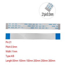 21Pin 0.5mm Pitch FFC FPC Flexible Flat Cable AWM 20624 80C 60V VW-1 picture