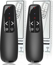 2 Units Wireless Presenter Remote USB Clicker for PPT Classroom Slideshow picture