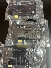 Epson 802 2 Cyan & 1 Yellow Ink Set T802120-BCS 5/26EX  2210/OB picture