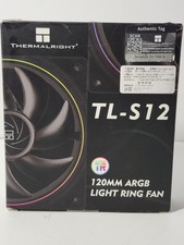 Thermalright TL-S12 120mm ARGB Case Fan 4-Pin PWM Silent PC Cooler NEW Open Box picture