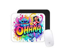 Ohana Stitch Lilo Fun Art Desk Mat Non-Slip Gaming Mouse Pad picture