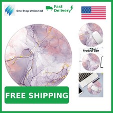 FROGIGO Rose Gold Marble Round Mouse Pad picture