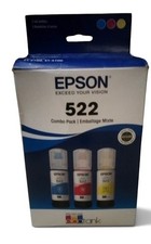 Genuine Epson T522 Black/Cyan/Magenta/Yellow Refill Ink Bottle Kit - Ecotank picture