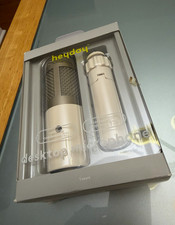 heyday Desktop Microphone Cardioid Condenser Desktop Mic, White picture